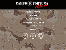 Tablet Screenshot of campofortuna.com